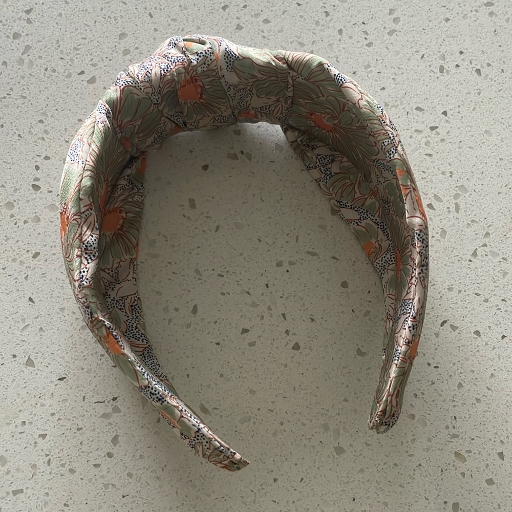 Anthropologie floral headband